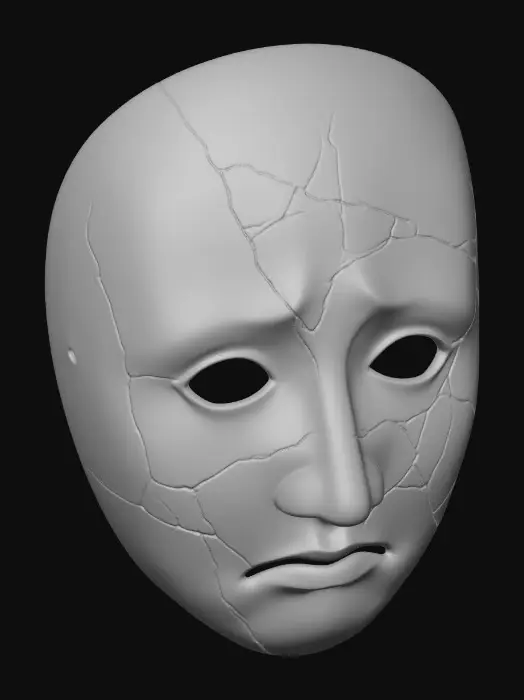 3D model for Kintsugi Mask