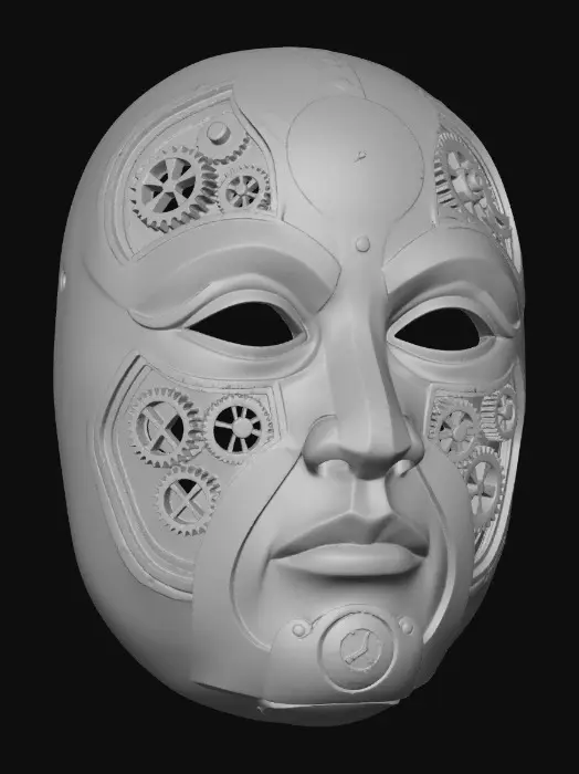 3D model for Clockwork Mask