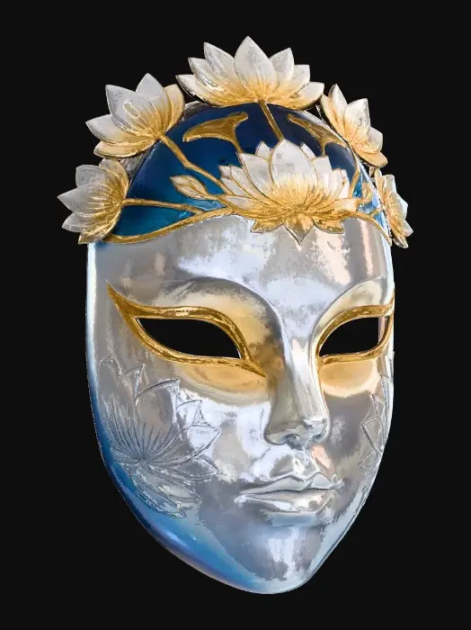 3D model for Lotus Crown Mask