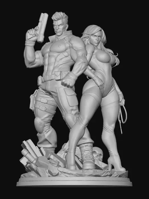 3D model for Nightfall Enforcers