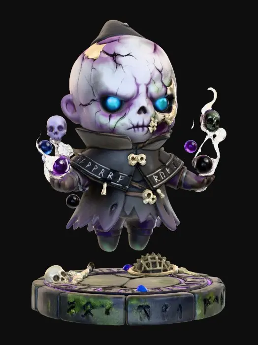 3D model for Zomb mage figur