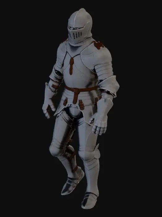 3D model for medieval knight