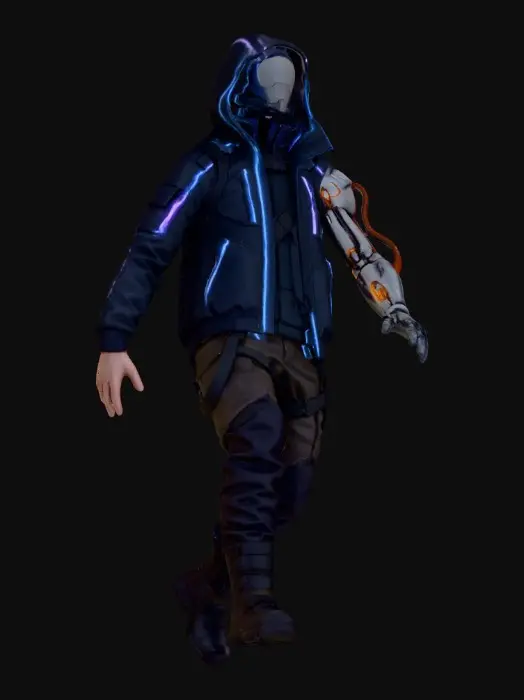 3D model for Neon Nightwarden