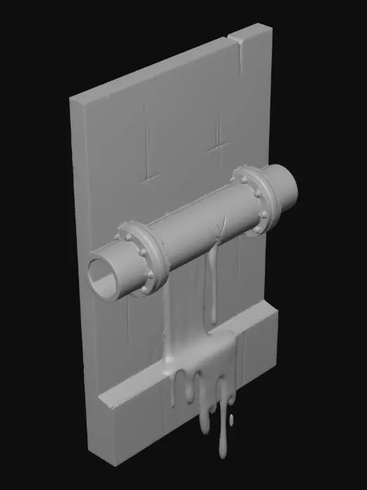 3D model for Neon Ooze Pipe