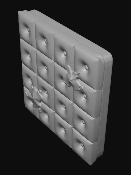 3D model for Coffee Stains on a 4x4 Grid