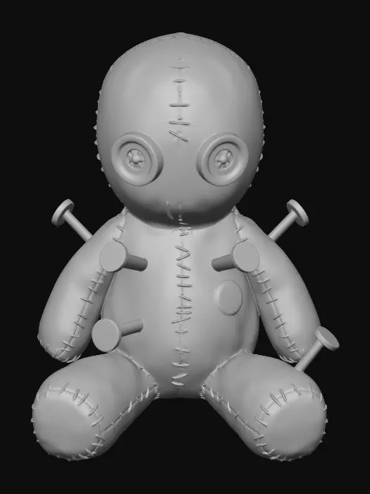 3D model for Stitched Voodoo Doll