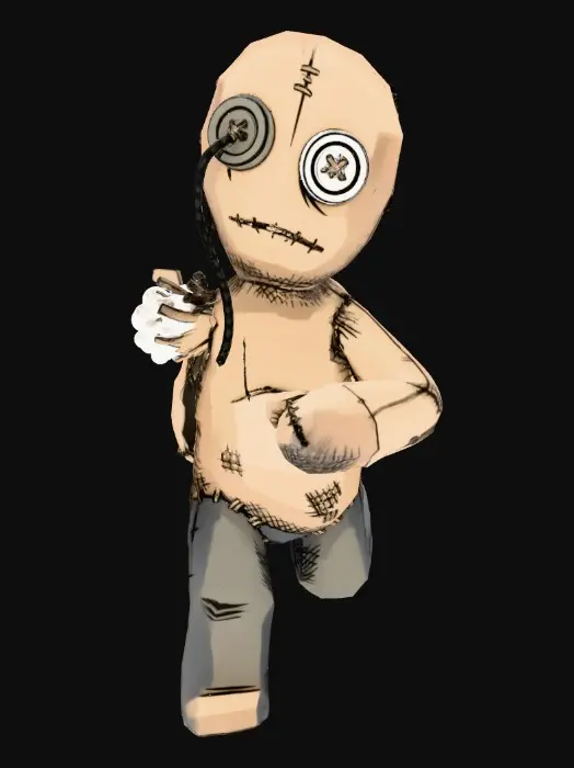 3D model for Midnight Rag Doll