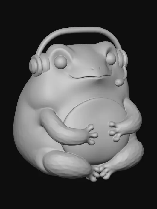 3D model for Streamer Frog