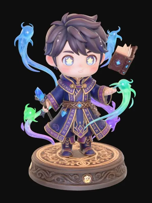 3D model for Starbound Apprentice