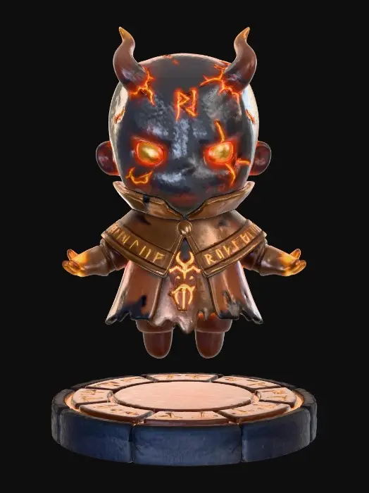 3D model for Hell Archivist