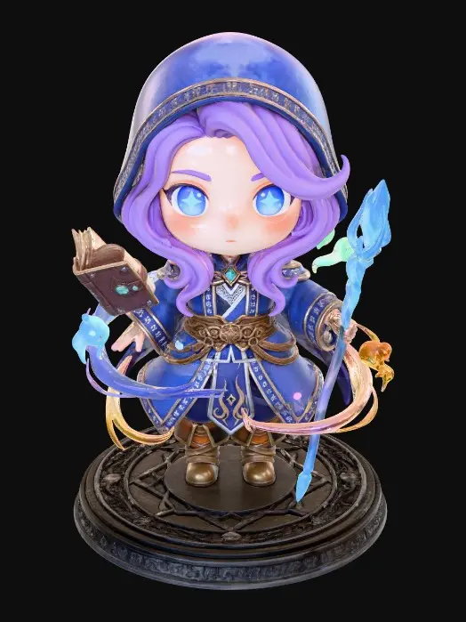 3D model for Arcane Archivist