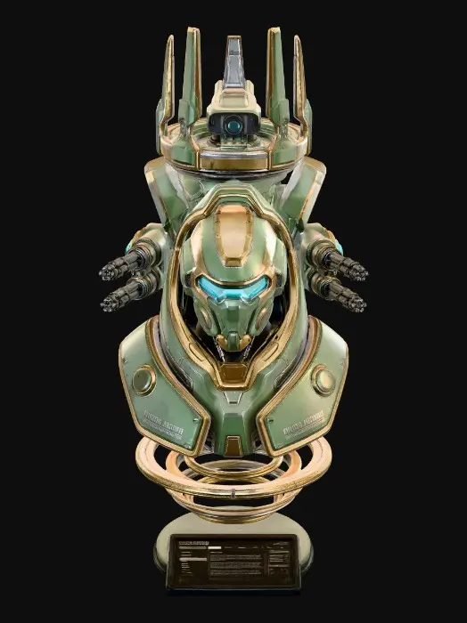 3D model for flying head mine