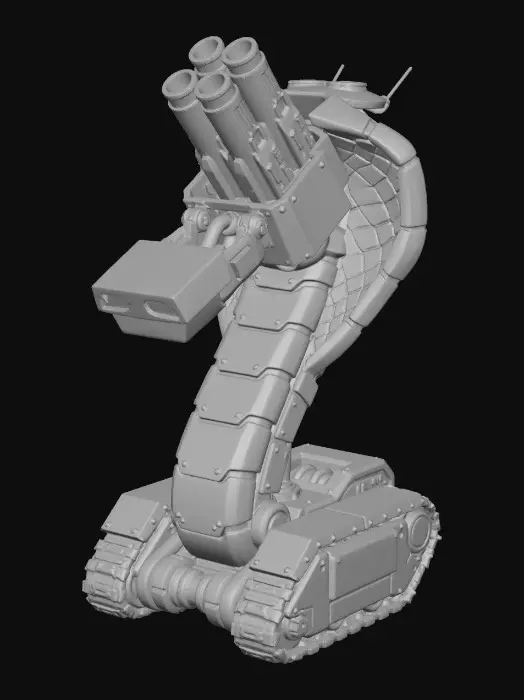 3D model for Serpent Siege Tank