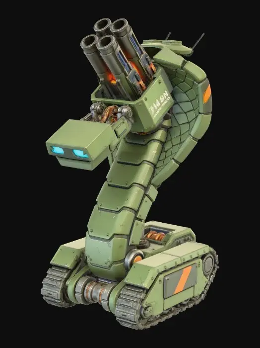 3D model for Serpent Siege Tank