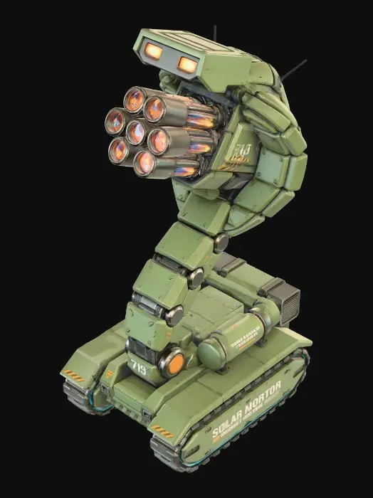 3D model for Solar Mortar