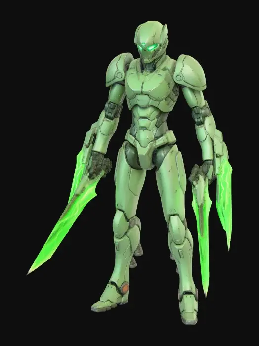 3D model for Emerald Sentinel