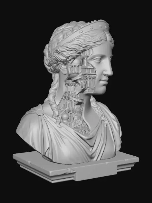3D model for bronze sculpture
