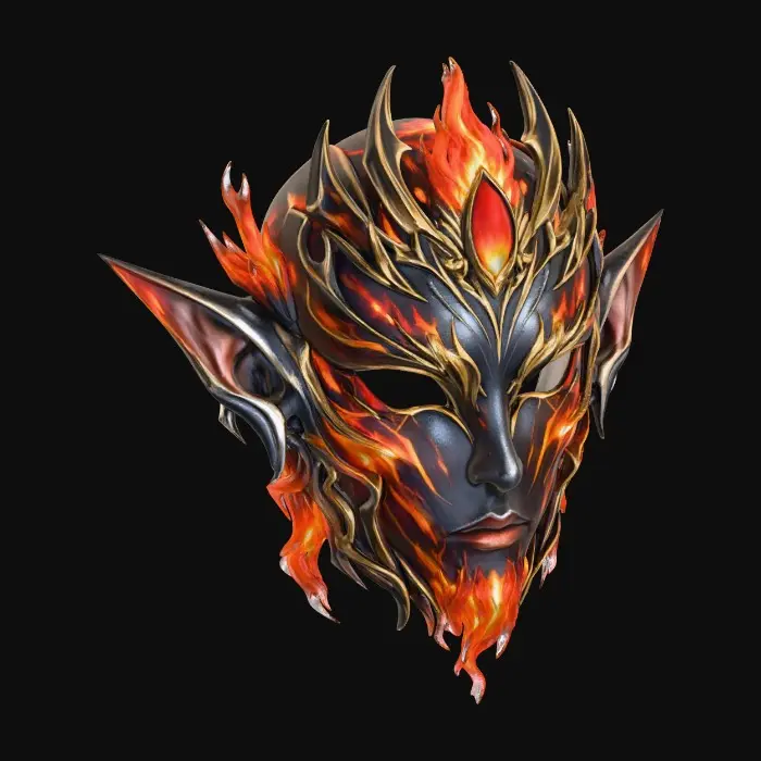 3D model for Inferno Mask