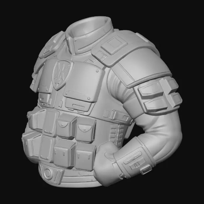 3D model for Stealth Armor Emblem