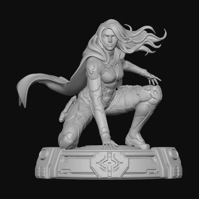 3D model for Midnight Huntress