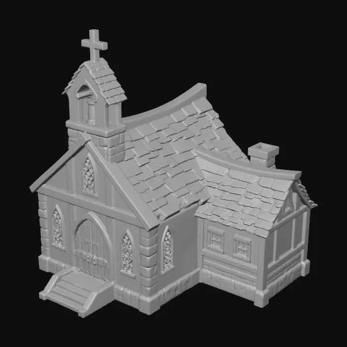 3D model for church Kirche