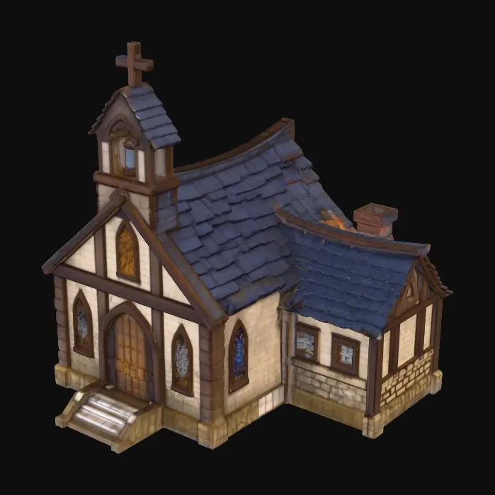 3D model for church Kirche