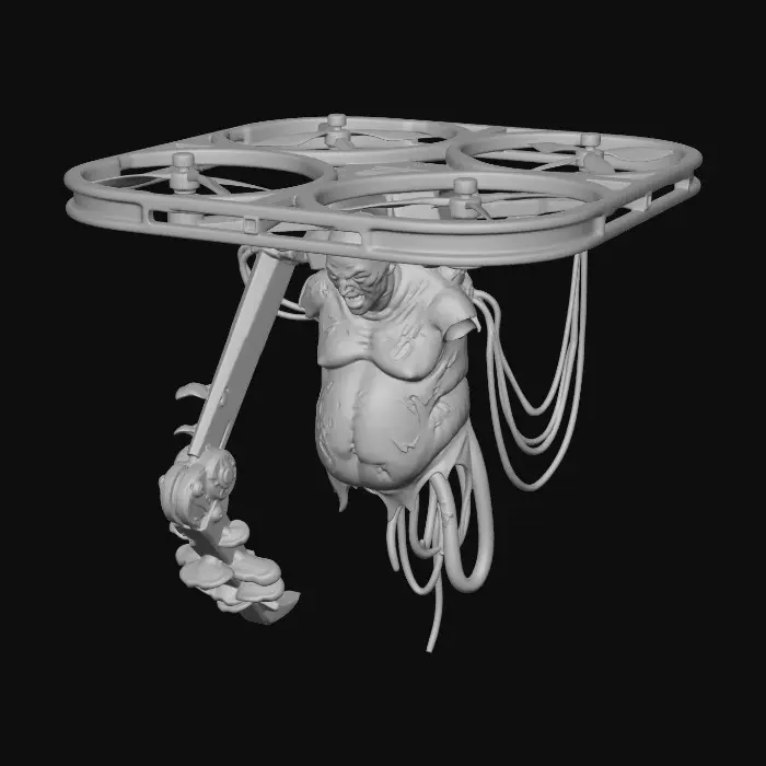 3D model for zombie bio-drone