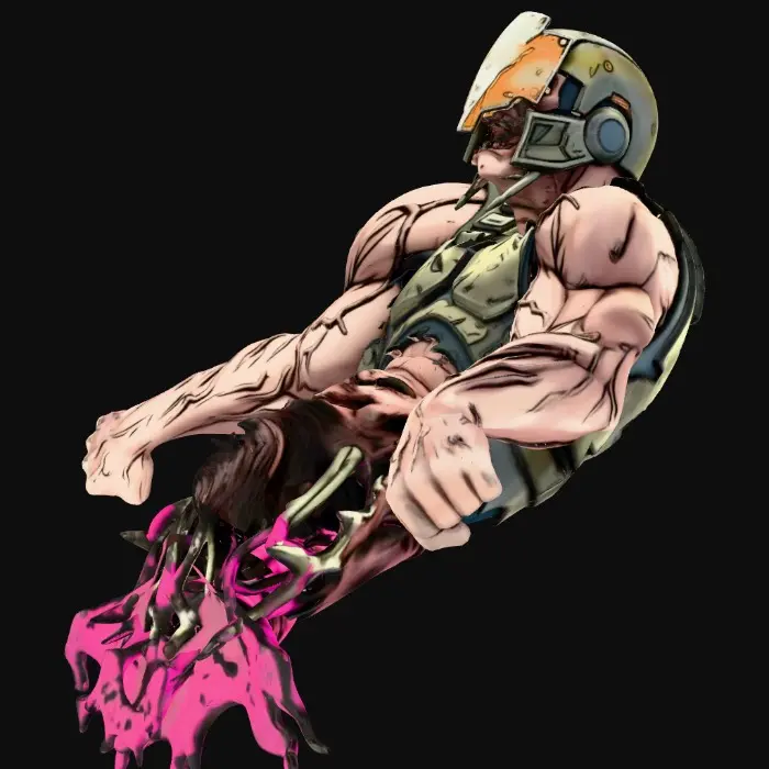 3D model for Rusted Juggernaut