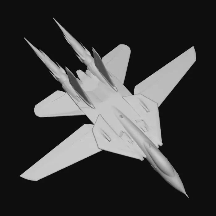 3D model for Midnight Inferno Fightjet