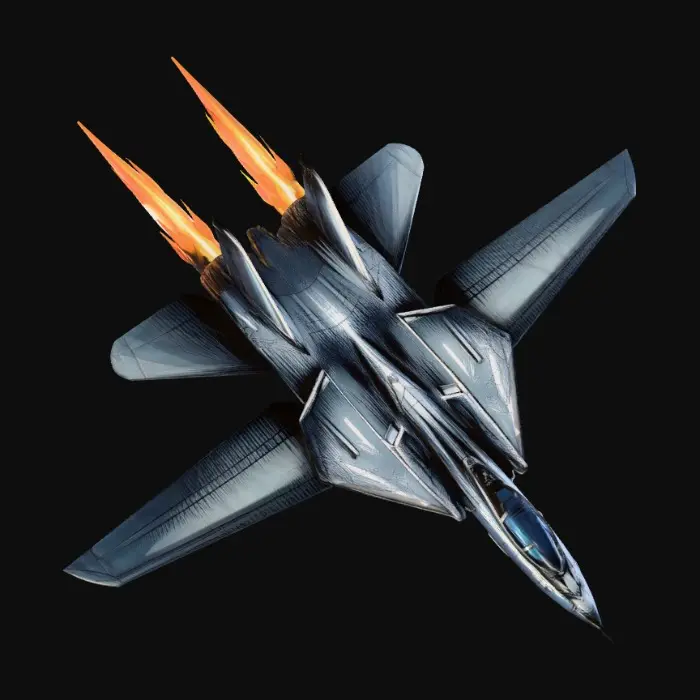 3D model for Midnight Inferno Fightjet