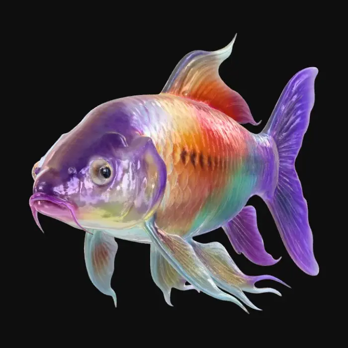 3D model for Butterfly Koi