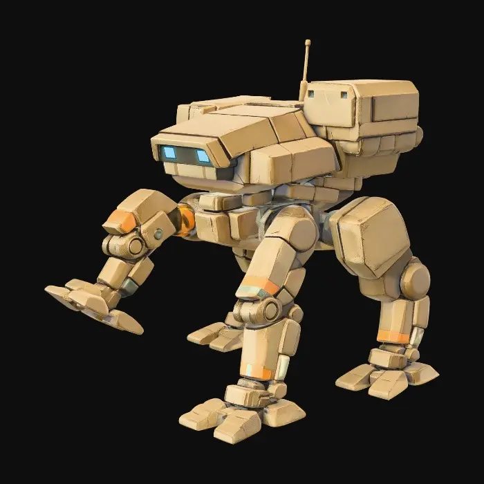 3D model for Cardboard Colossus