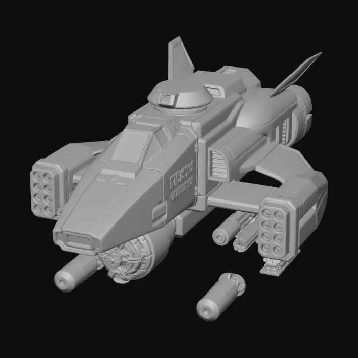 3D model for Hunter Jet