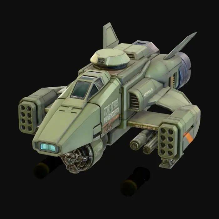 3D model for Hunter Jet