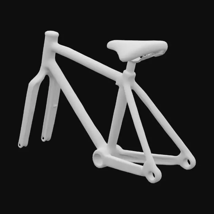 3D model for Blue Bicycle Frame