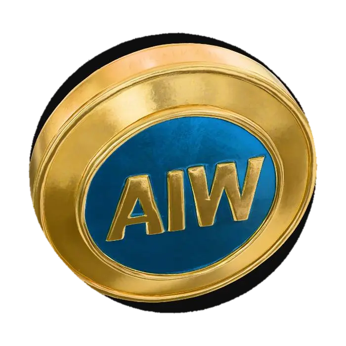 AIW Coin - Crypto 3D model, AI generated