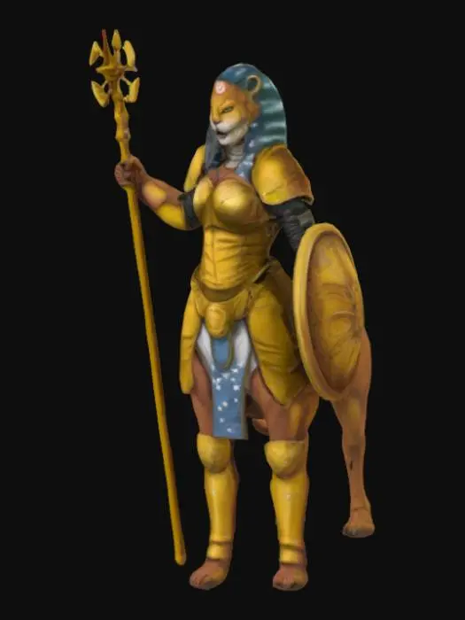 3D model for Sphinx Guardian of the Dunes