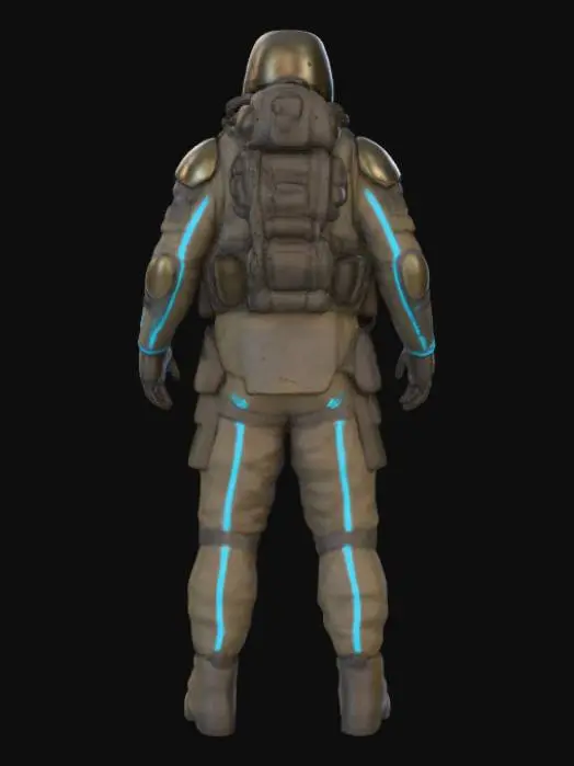3D model for Hazmat Warrior