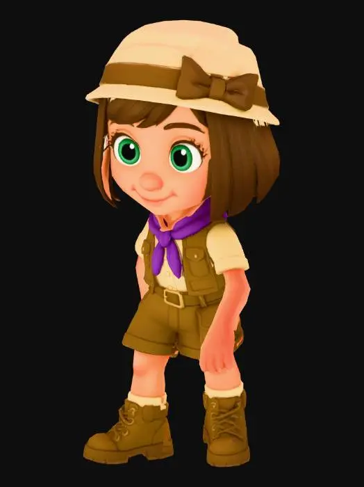 3D model for Scout Girl