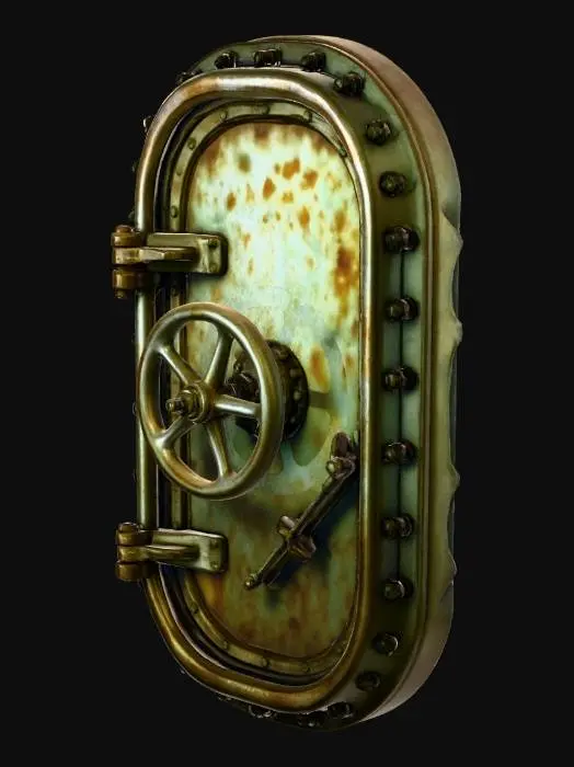 3D model for Submarine hatch door