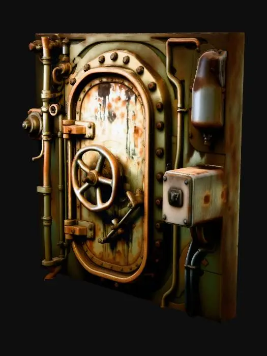 3D model for Submarine hatch door
