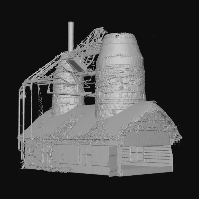 3D model for Abandoned Factory Overgrowth