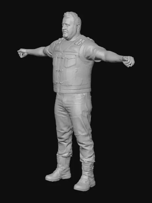 3D model for Motorcycle Club Member