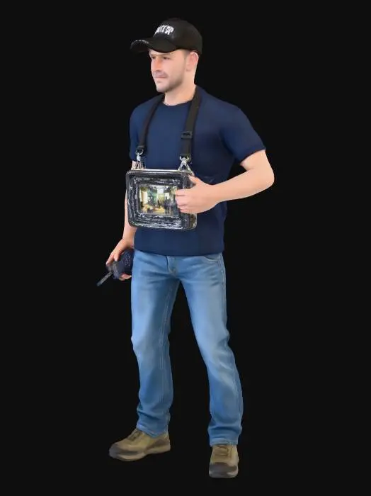 3D model for Gaffer on Set