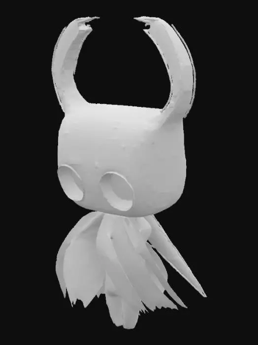 3D model for Hollow Knight Character called little ghost