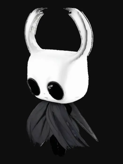 3D model for Hollow Knight Character called little ghost