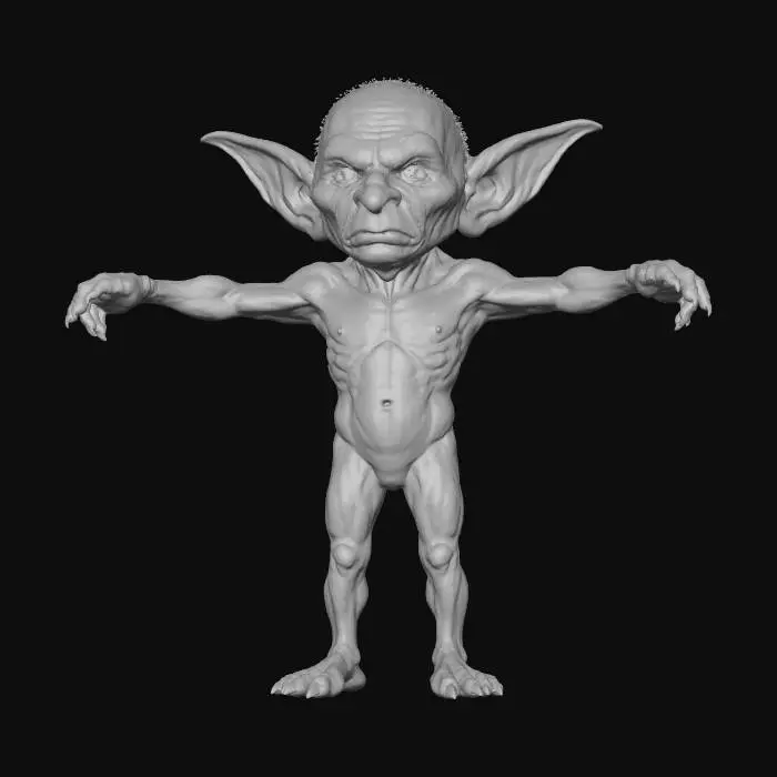 3D model for Goblin Stance