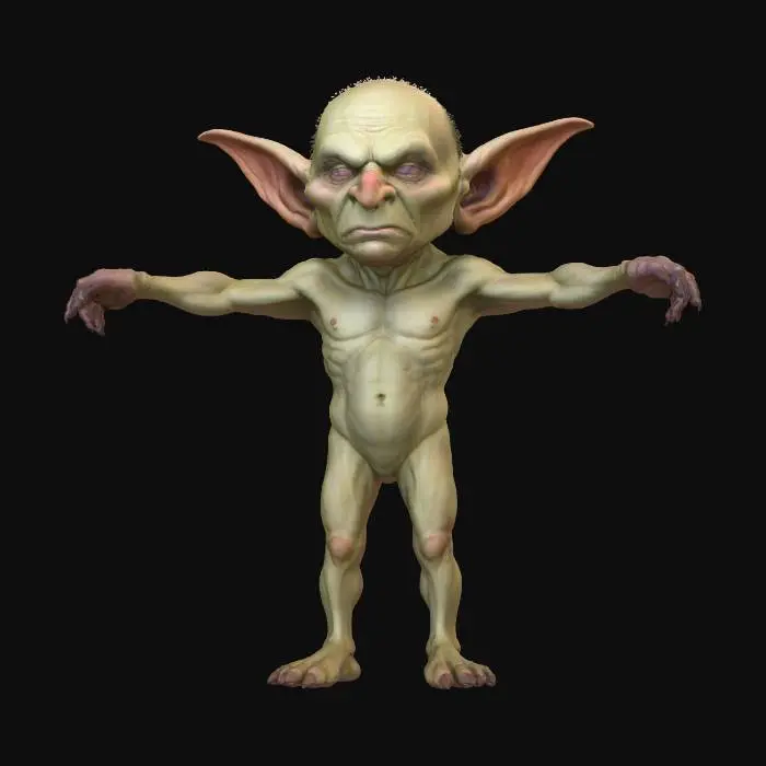 3D model for Goblin Stance