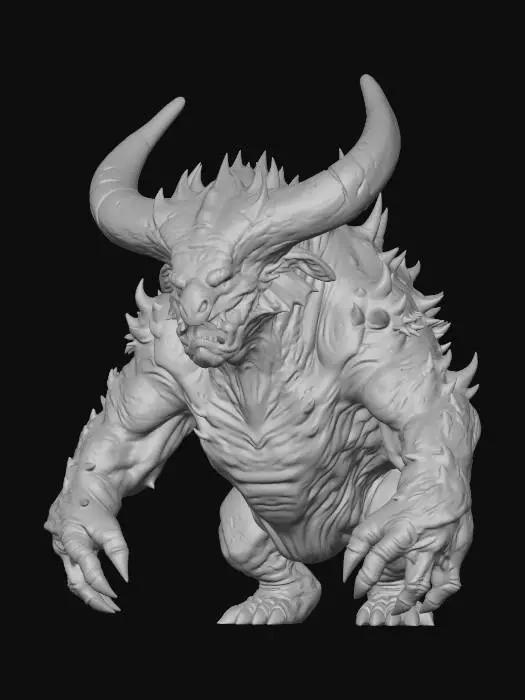 3D model for Infernal Behemoth