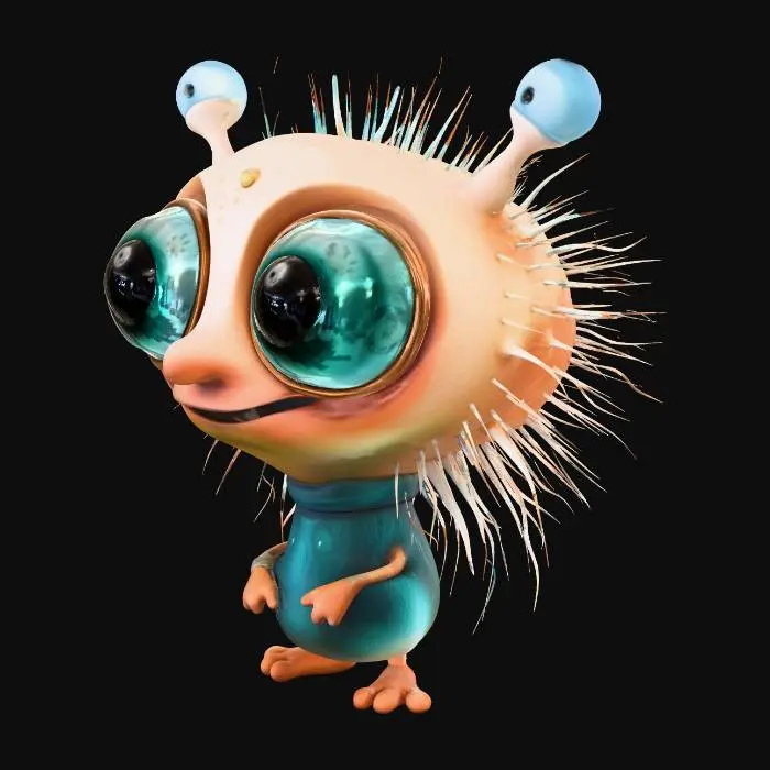 3D model for Starry-Eyed Creature